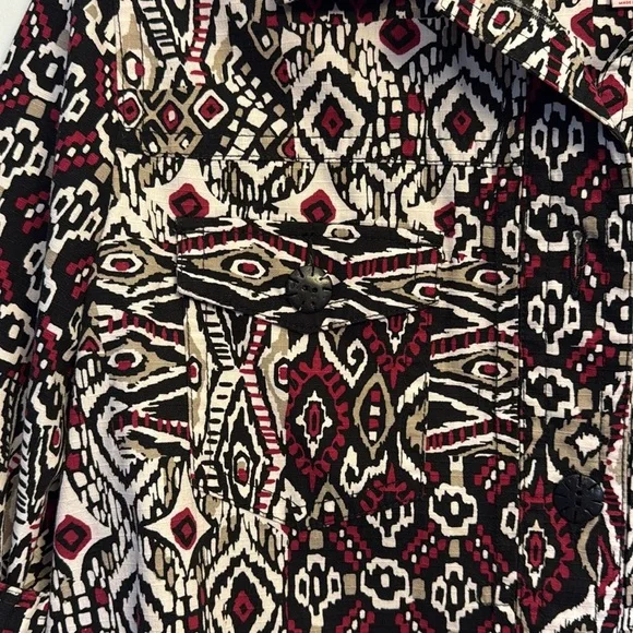 Ruby Rd. Geometric Print Jacket - Picture 3 of 5